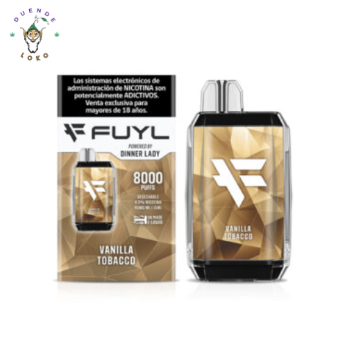 Dinner Lady Vaper Fuyl 8k puffs Desechable 0% Nicotina