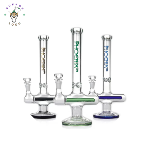 Phoenix Bong con percolador en línea y atrapahielos
