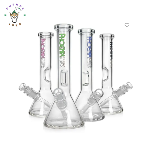 Phoenix Bong con tubo descendente fijo